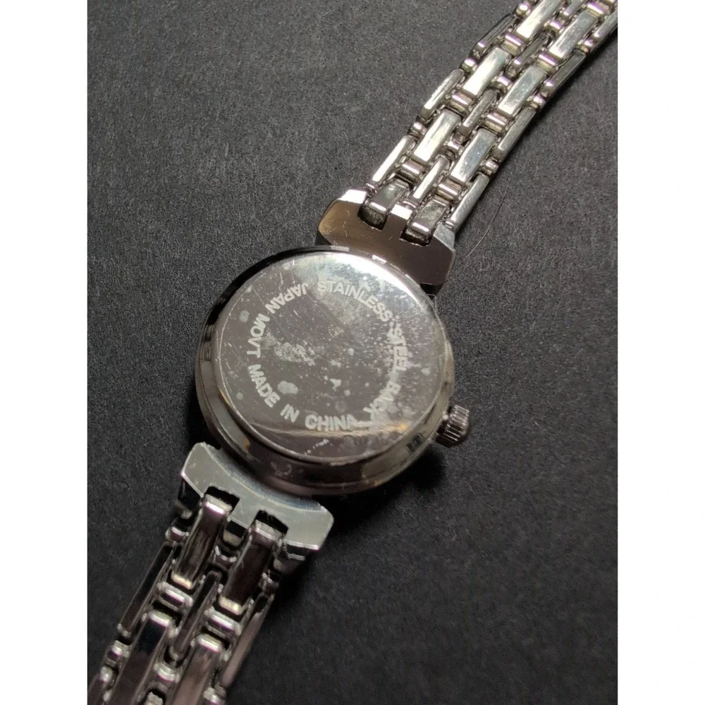 Jean Marc Silver-Tone Crystal And Mother Of Dial Women's WatchJean Marc·Size: OS